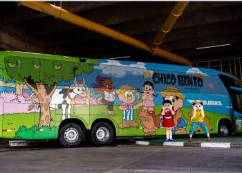 Ônibus temático do Chico Bento estará em Valadares nesta sexta
