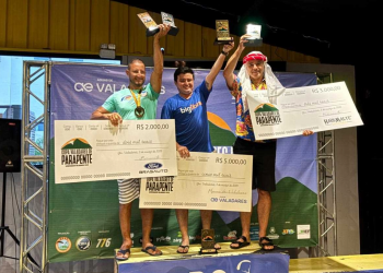 Valadarenses se destacam na Copa Valadares de Parapente e dominam pódio