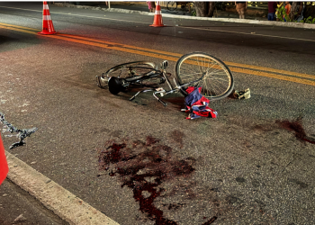 Ciclista é atropelado no perímetro urbano da BR-116, em Engenheiro Caldas