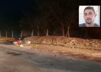 Acidente na BR-381 deixa motociclista morto e passageiro ferido