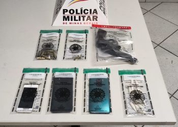 Polícia apreende arma, drogas e prende dupla em operação contra guerra de gangues em distrito de Valadares