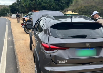 Veículo dublê é apreendido e mulher é presa durante operação na MGC-381