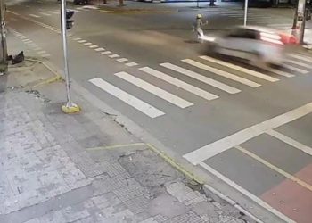 Motorista suspeito de atropelar mulher em GV é solto com tornozeleira eletrônica