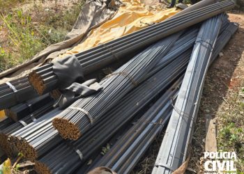 Polícia Civil recupera carga de ferragens furtada no Vale do Aço em Teófilo Otoni