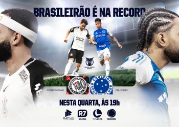Corinthians e Cruzeiro se enfrentam nesta quarta (23) na tela da TV Leste | RECORD