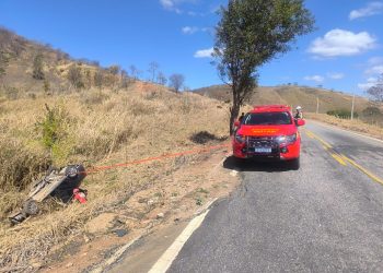 Acidente na MGC-381, em Divino das Laranjeiras, deixa duas vítimas fatais e uma ferida