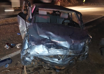 Acidente entre dois carros na BR-259 deixa um morto e um ferido em Resplendor