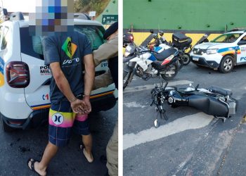 Influencer do “grau” é preso após fuga e acidente em Valadares
