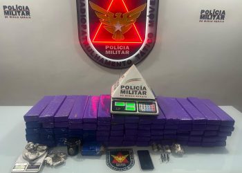 PM apreende quase 100 kg de maconha e prende dupla em Valadares