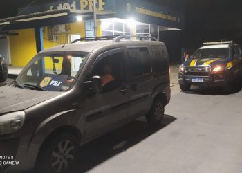 PRF e PMMG recuperam veículo roubado e prendem condutor na BR-381