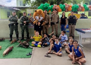 Polícia Militar promove Ação Cívico Social na Escola Municipal João XXIII