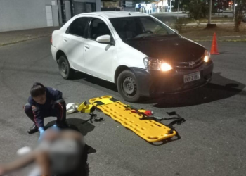 Homem é atropelado no Centro de Governador Valadares