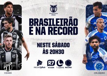 Brasileirão: TV Leste|RECORD transmite Ceará x Cruzeiro neste sábado