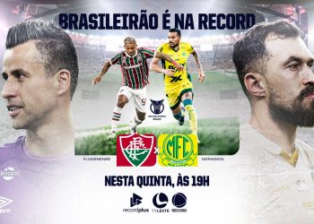 Brasileirão: TV Leste|RECORD transmite Fluminense x Mirassol nesta quinta-feira