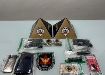 Ação da PM contra facções em Valadares termina com três presos e armas apreendidas