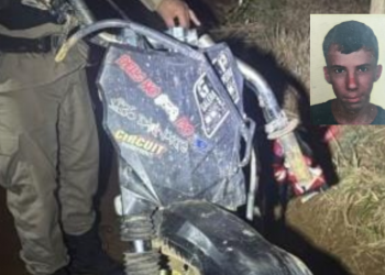 Jovem morre em acidente entre motocicleta e caminhão na zona rural