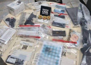 PC prende três suspeitos e apreende armas, drogas e drones em operação contra o tráfico