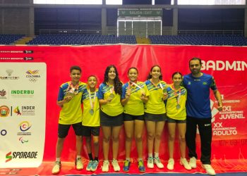 Atletas de José Raydan brilham e conquistam cinco medalhas no Sul-Americano de Badminton na Colômbia
