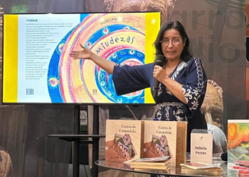 Palácio da Cultura recebe lançamento do livro de Edileila Portes com sarau literário
