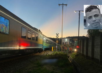 Homem morre após ser atingido por trem de passageiros