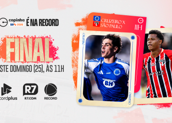 TV Leste transmite no domingo (25) Cruzeiro x São Paulo pela final da Copinha 2026
