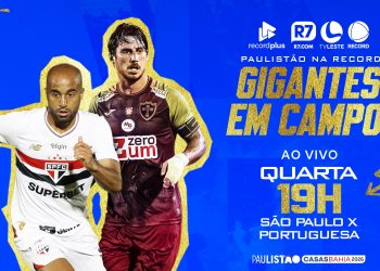 Quarta-feira (21) com São Paulo x Portuguesa e quinta-feira (22) com Santos x Corinthians na TV Leste