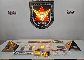 Polícia Militar apreende armas, drogas e granada durante operação em Valadares