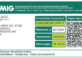 Cemig alerta para golpes na conta de luz após mudanças no modelo da fatura
