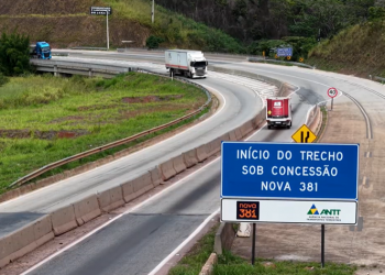 Nova 381 retoma programação semanal de obras na BR-381 entre Caeté e Valadares
