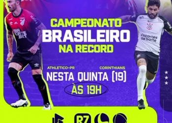 TV Leste transmite duelo entre Athletico Paranaense e Corinthians nesta quinta-feira pelo Brasileirão