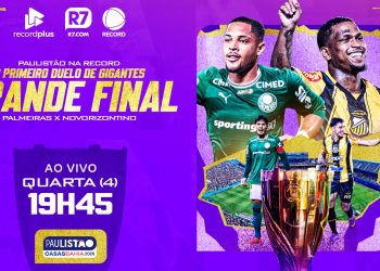 TV Leste transmite nesta quarta o jogo de ida da final do Paulistão entre Palmeiras e Novorizontino
