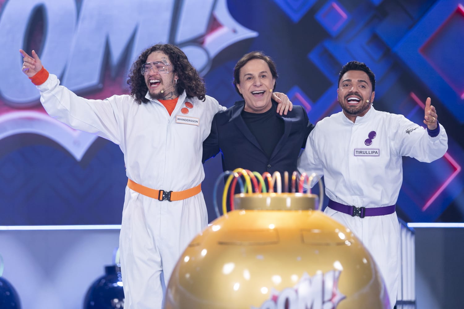 Neste domingo na TV Leste tem Whindersson Nunes e Tirullipa se enfrentando na estreia de Boom!