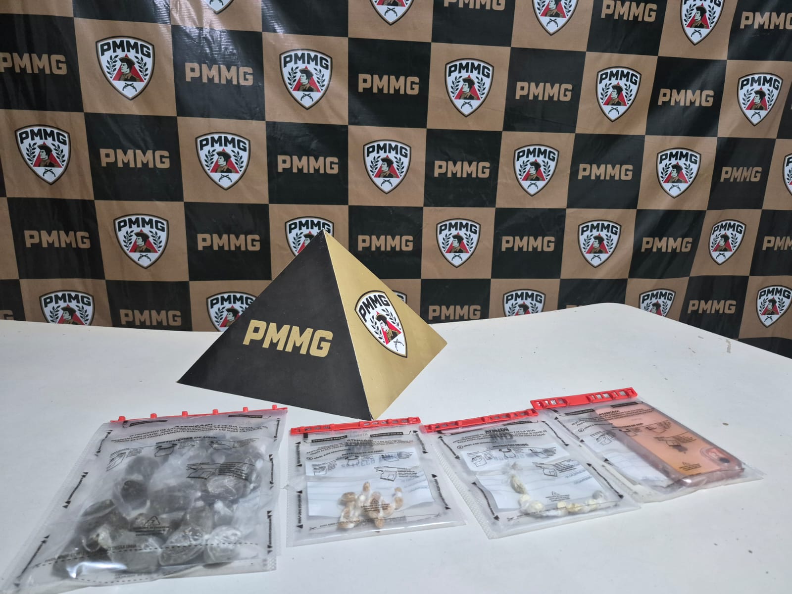 Mulher é detida após apreensão de drogas em lixeira durante patrulhamento em Tarumirim