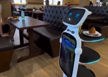Robô garçom é lançado em Valadares com palestra sobre inteligência artificial nos negócios