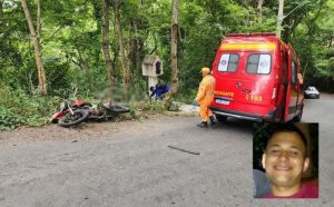 Motociclista morre em acidente na descida da estrada do Pico da Ibituruna
