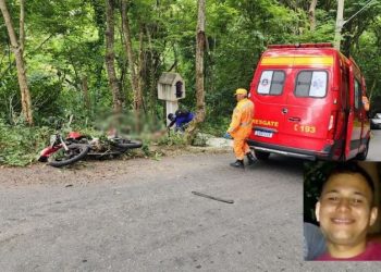 Motociclista morre em acidente na descida da estrada do Pico da Ibituruna