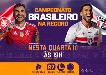 Brasileirão: TV Leste exibe Internacional x São Paulo nesta quarta-feira