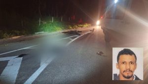 Motociclista morre em colisão frontal com caminhão na BR-259 em Valadares