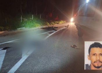 Motociclista morre em colisão frontal com caminhão na BR-259 em Valadares
