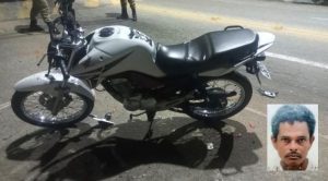 Motociclista morre após bater em poste no bairro Santa Rita