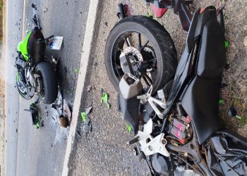 Dois motociclistas morrem em grave acidente na BR-381 em Valadares