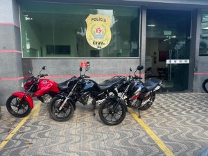 Polícia Civil apreende três motocicletas clonadas em operação no Centro de Valadares