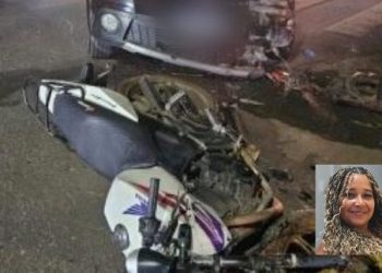Motociclista morre em acidente entre carro e moto no bairro São Pedro