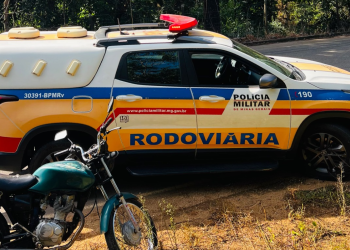 Adolescente é apreendido com motocicleta adulterada após perseguição na MGC-259