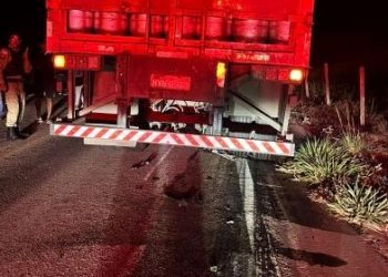 Motociclista morre em grave acidente envolvendo carro e caminhão na BR-259 em Galiléia