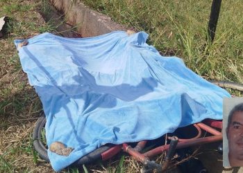 Homem morre após perder o controle de bicicleta e cair em canaleta em São Félix de Minas