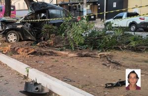 Motorista morre após carro sair da pista e atingir árvore no bairro Vila Isa
