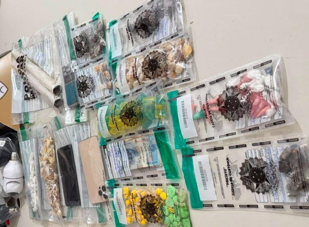 Operação contra o tráfico termina com duas prisões e apreensão de drogas no distrito de Ferruginha