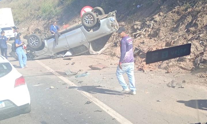 Acidente entre dois veículos na BR-381 deixa feridos e mobiliza equipes de resgate em Ipatinga