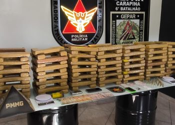 Polícia Militar apreende 167 barras de maconha durante operação no bairro JK III